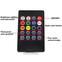 Car Underbody Light Decorative Lamp Neon LED RGB Car Underglow Bottom Light Remote/APP Control Flexible Waterproof LED Strip 4