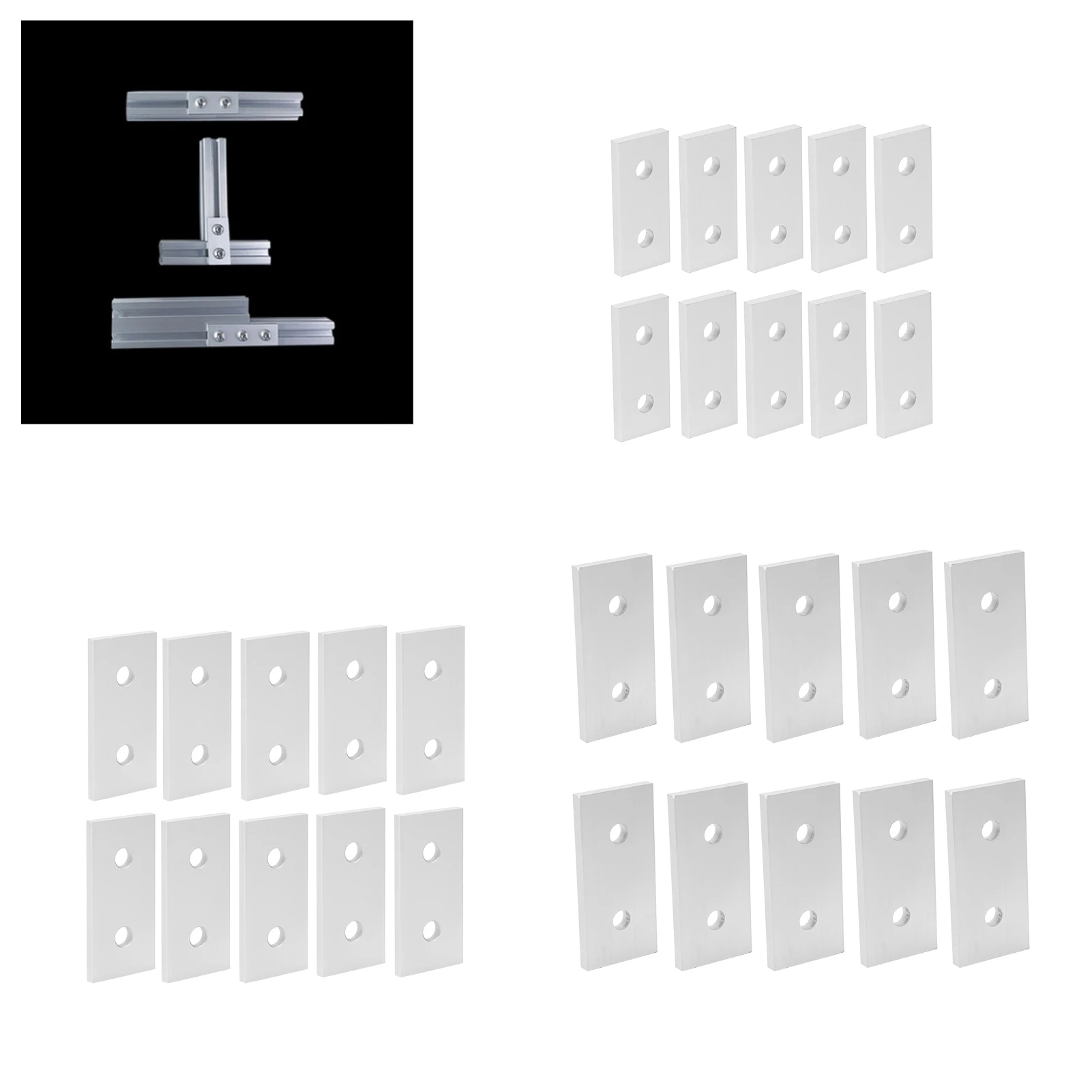 Joining Plate Aluminum Flat Connecting Reinforcement Vertical Connection Tool Reinforcement Plate Vertical Connection Tool