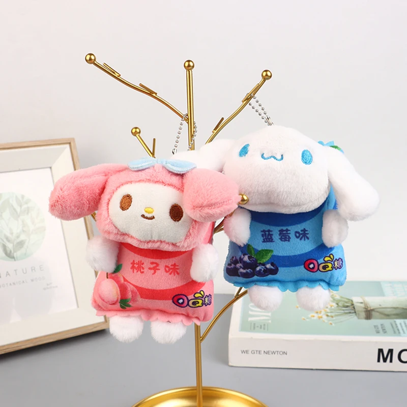 

Kawaii Kuromi Cinnamoroll My Melody плюшевая игрушка мультфильм мягкая аниме кукольный брелок школьная сумка Подвеска детские подарки