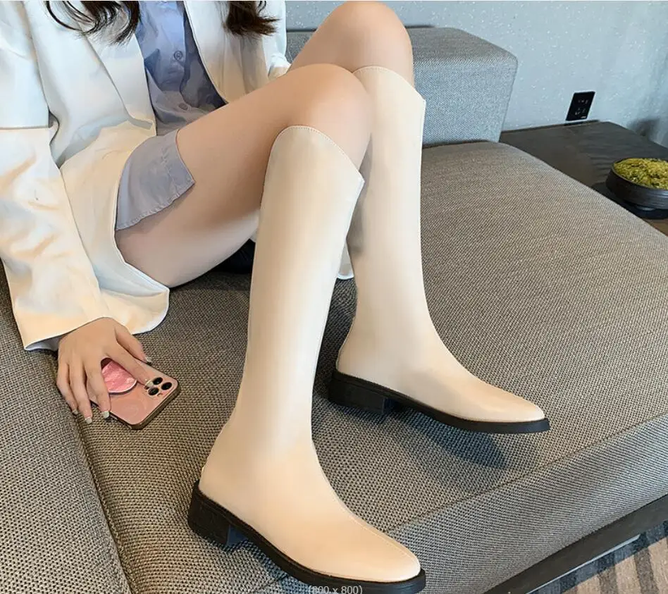 

Fashion high top boots PU Leather Over The Knee Boots High Heel Sexy High Boot Sexy New Plush Large Size Stiletto Women's Boots