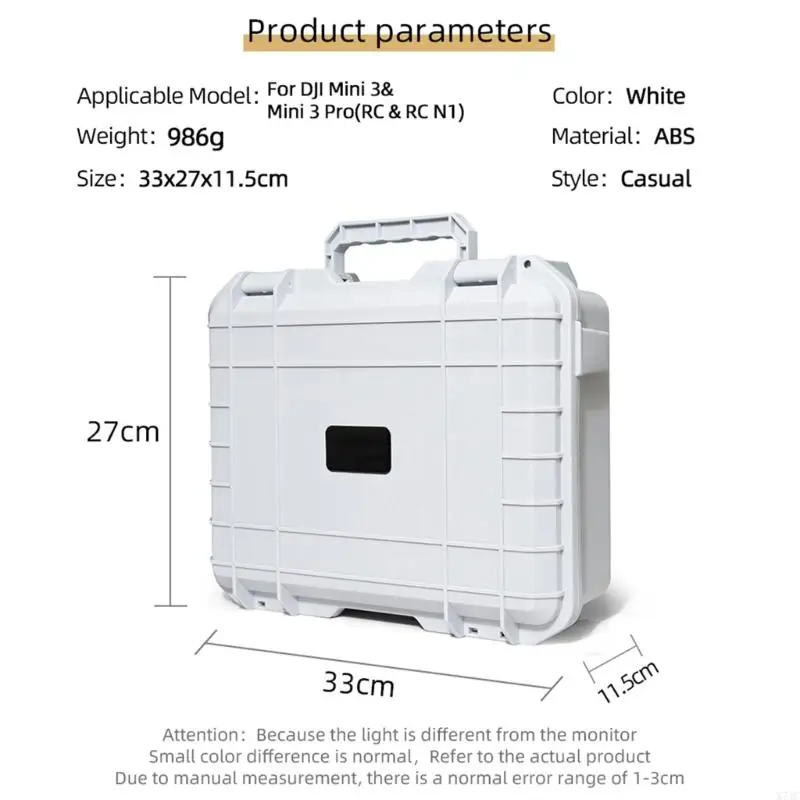 ABS Storage Bag Hard Carrying Bag for Mini 3/Mini 3Pro Explosinproof X7JC