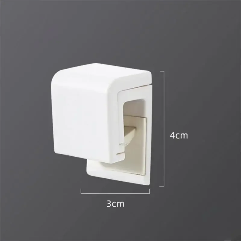 Toothbrush Holder Toothpaste Dispenser Punch-free Wall-mounted Storage Rack Bath Organizer Bathroom Accessories