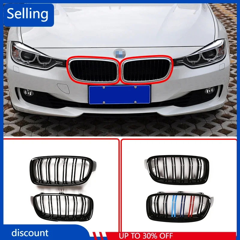 

2 шт., двусторонняя решетка для BMW 3 серии F30 F35 318i 320i 328i 2012-19