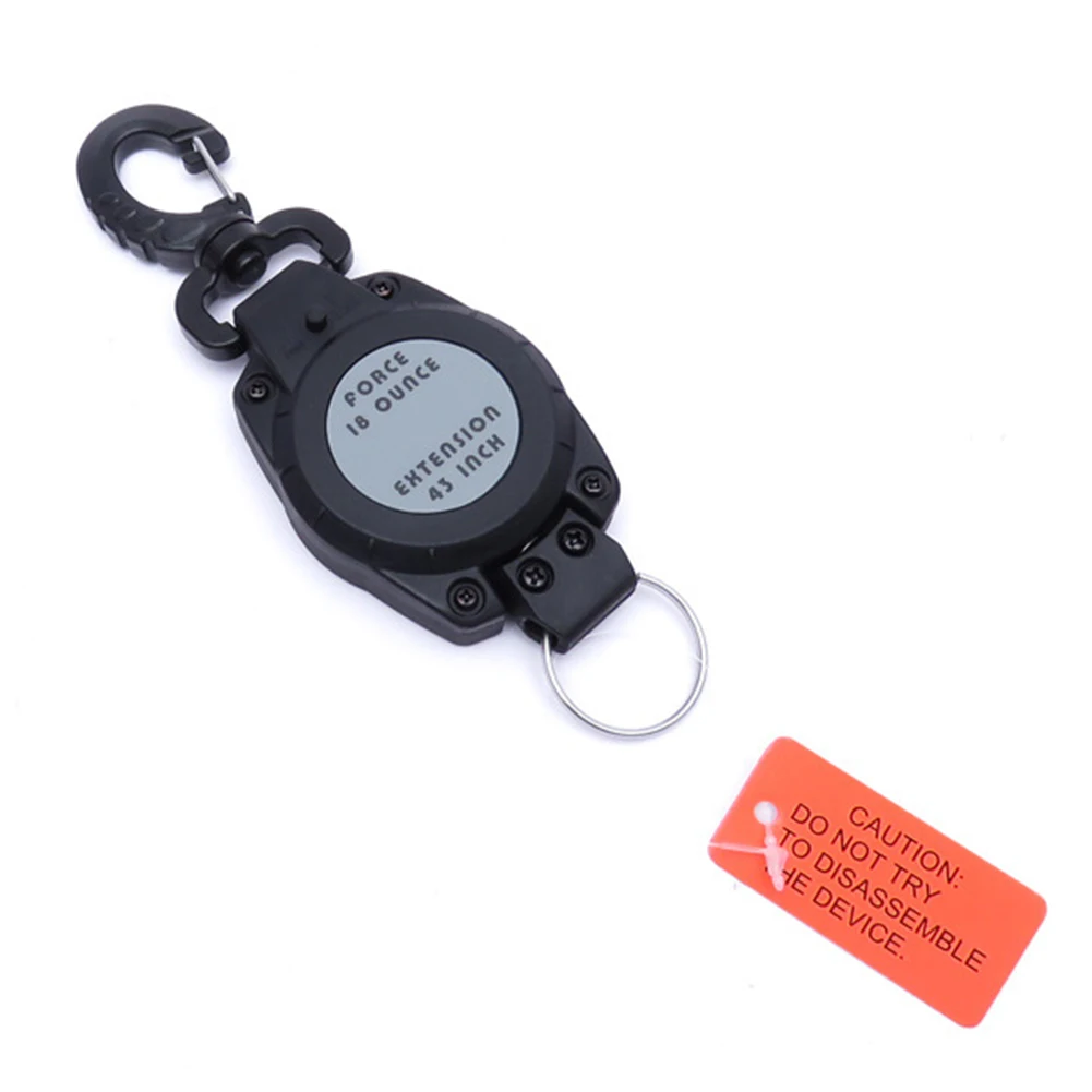 Diving Gear Retractor With Clip Torch Holder Stretching Puller Anti-Lost Retractable Lanyard For Scubas Diving Equipment