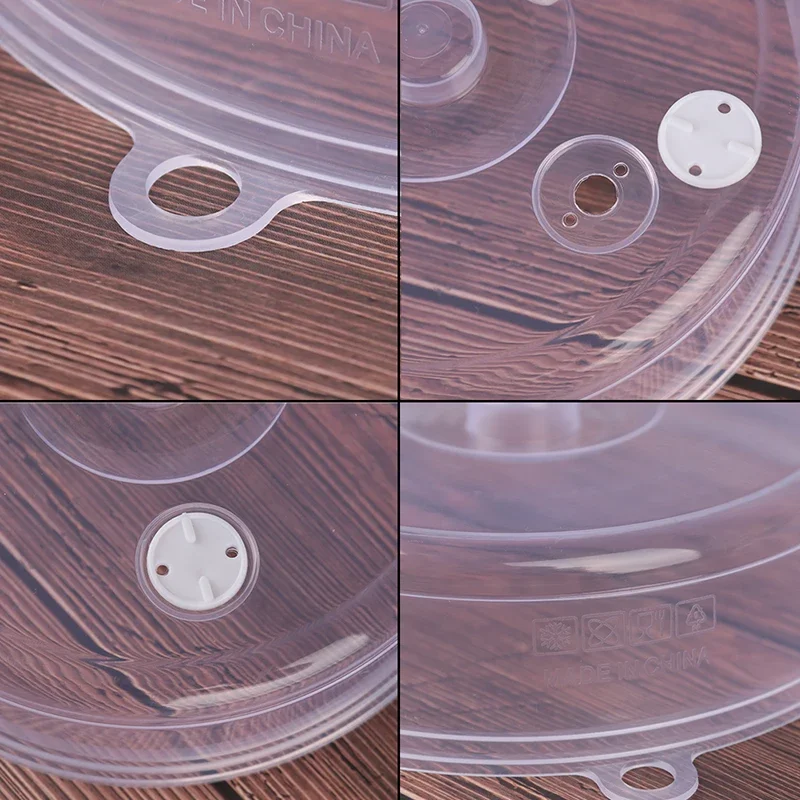 Food Cover Plastic Microwave Oven Special Heating Anti-splash Oil Preservation Cover Clear Lid Safe Vent Kitchen Tools Cocina food cover microwave cover