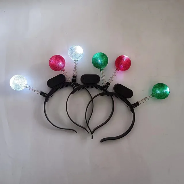 1pcs Adult Kids Women Girl Martian Antenna Headband Light up Alien LED Glow  Hairband Head Bopper Party Christmas navidad - AliExpress