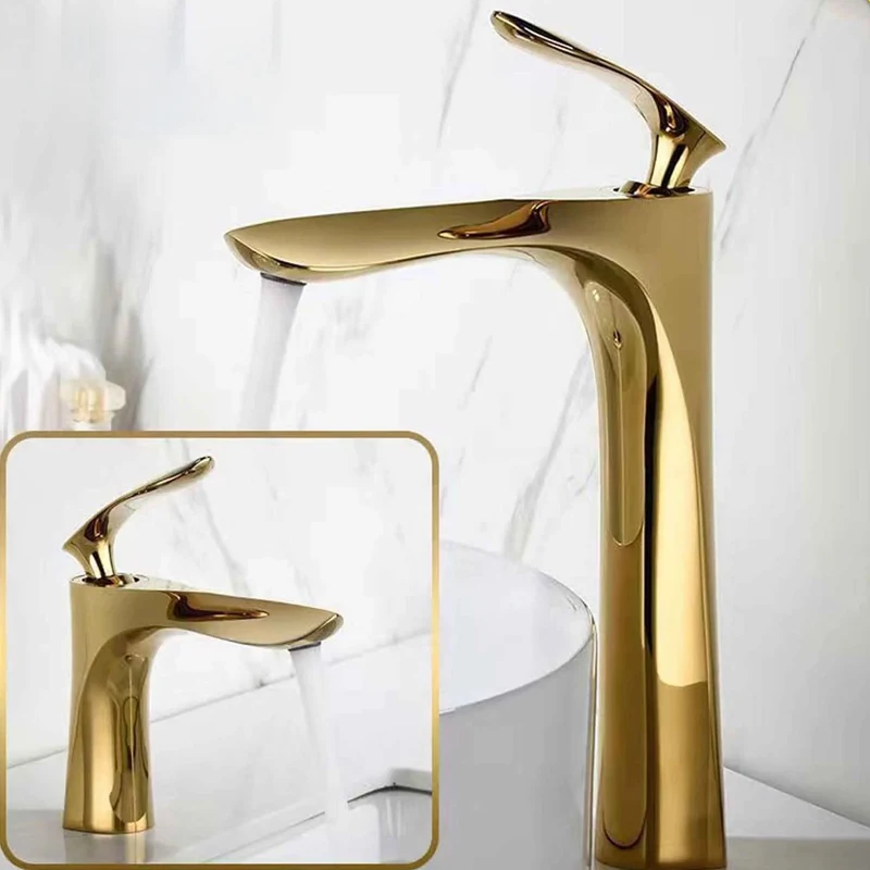 Classics High Quality Bathroom Washbasin Hot And Cold Water Faucet Household Toilet Countertop Single Handle Faucet