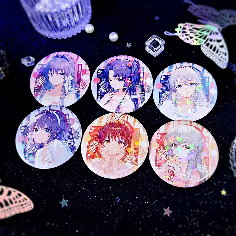 CLANNAD 배지 에나멜 핀 여성용 초기 브로치, 이부키 후코 패션 펜던트, 웨딩 커플 금속 우아한 브로치