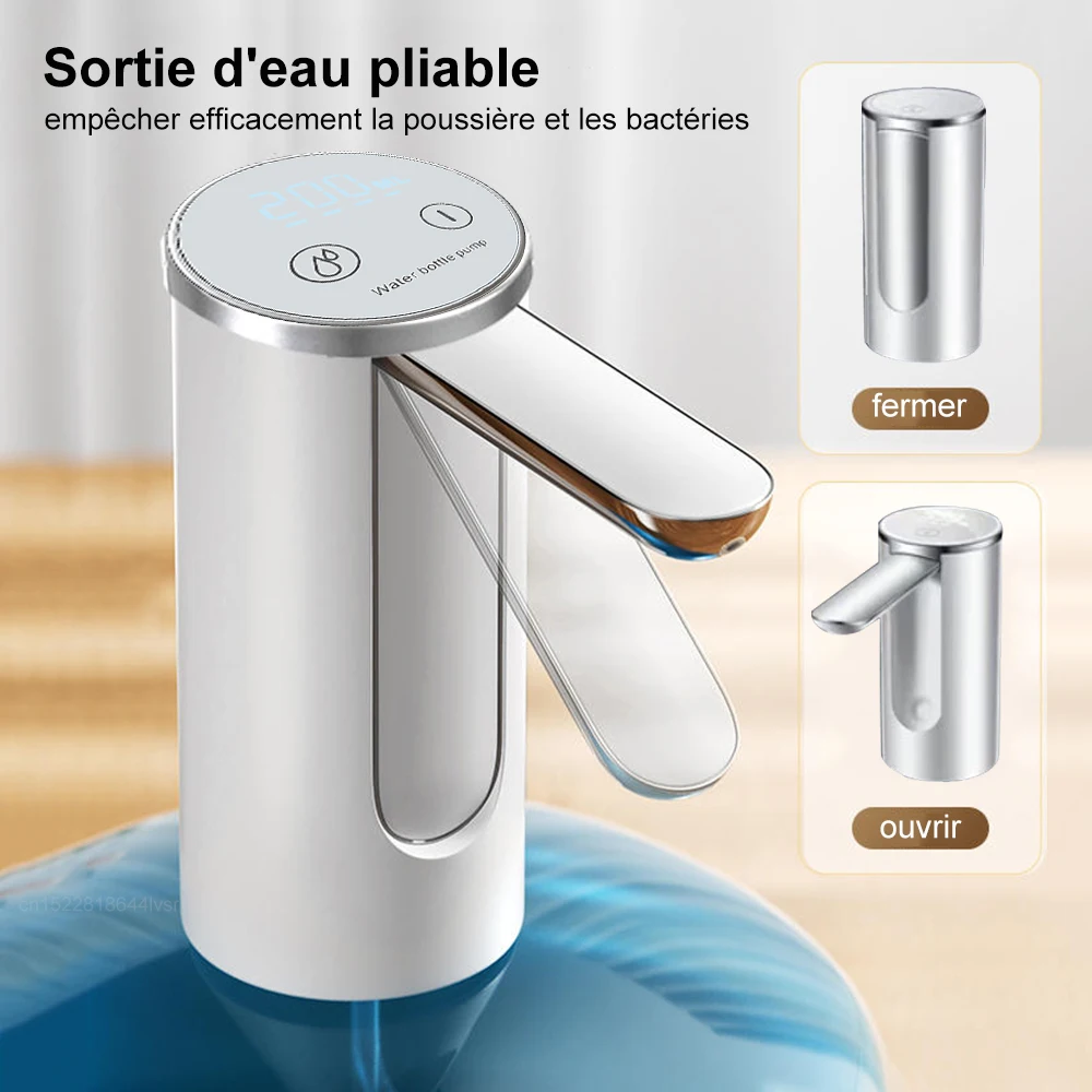 Pompe de distribution d'eau, pompe à eau potable éléCtrique, pompe à  bouteille d'eau automatique portable pour bouteille de 2-[259] - Cdiscount  Maison