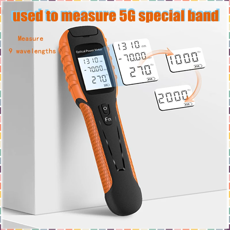 Optical Power Meter MINI 5G Meter Optical Light Source Optical Fiber Power MeterFiber Optic Equipment Fiber Optic Tester free