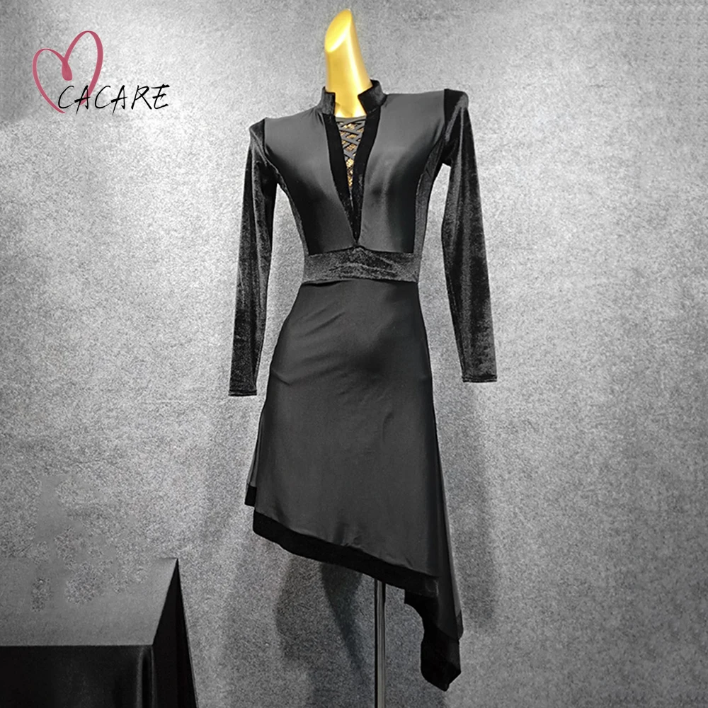 

2022 Latin Dance Dress Women Dance Competition Dancing Dresses Fringe Girls Salsa D1212 CACARE