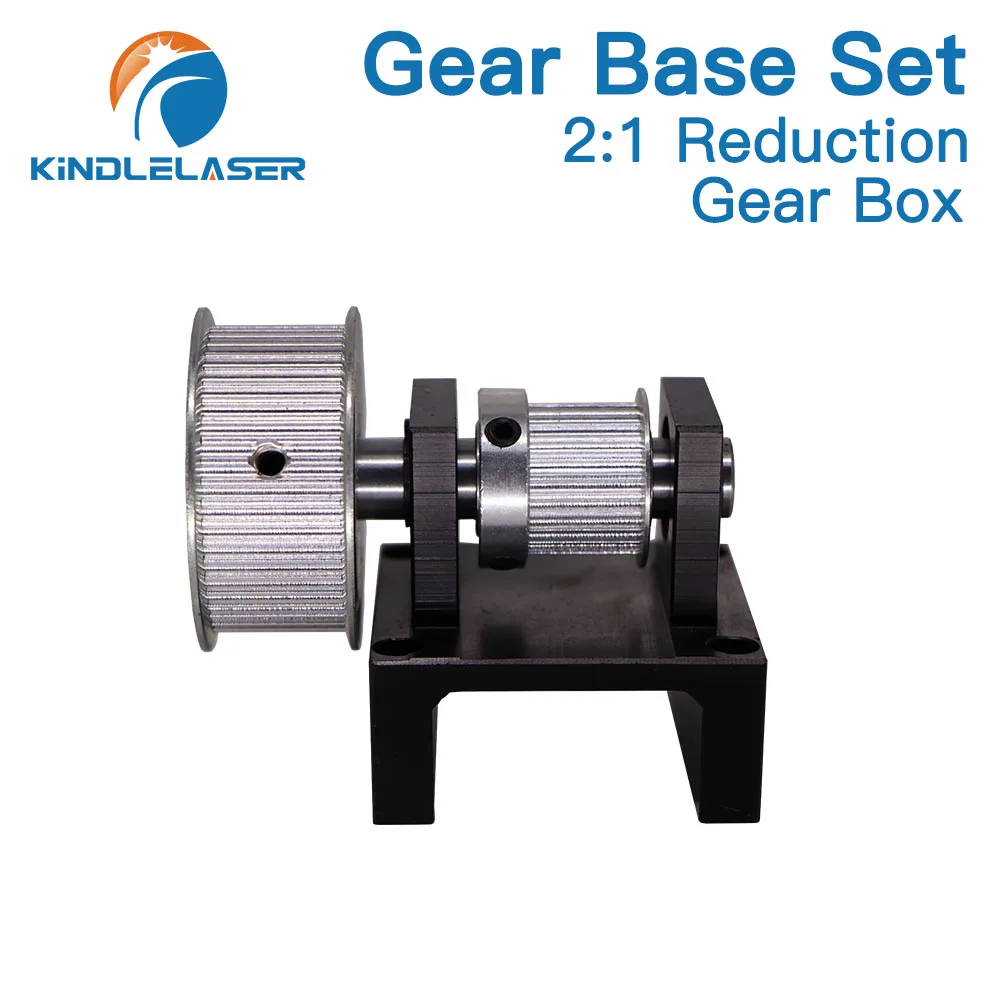 KINDLELASER Open Belt Gear Base Set Machine Mechanical Parts for Co2 3020 4060 Laser Cutting Engraving Machine
