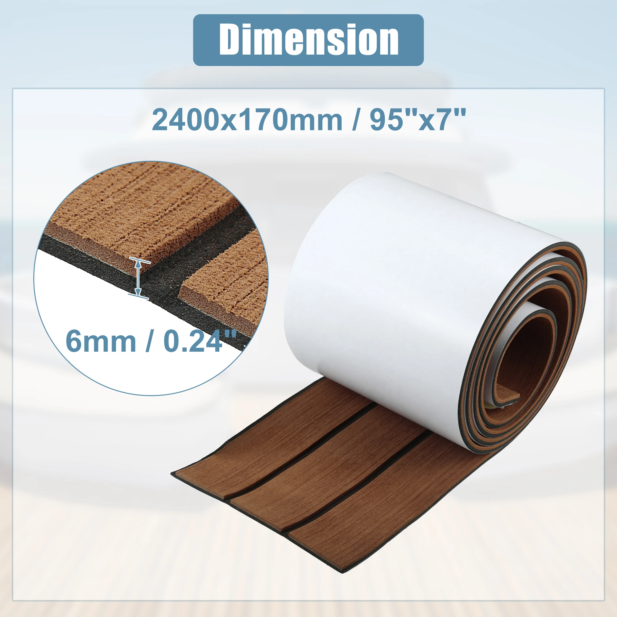 2400x170x6mm Brown 3