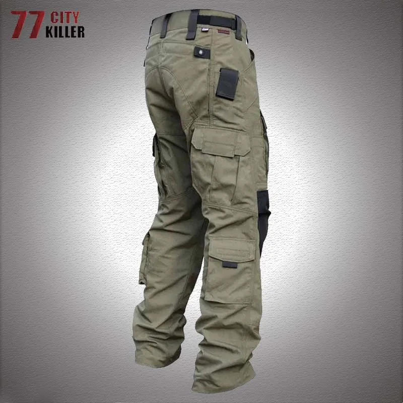 

Intruder Tactical Pants Men Military Multi-pocket Secret Service Army Combat Trousers Outdoor Wear-resistant Hunting Cargo Pant