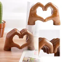 Mother's Day Heart-shaped Resin Statue Gift Light Decoration Room Luxury Desktop Home Living R4h3 2