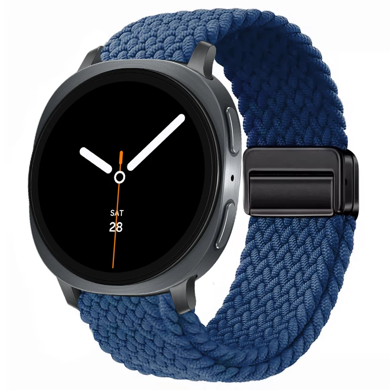 Braided Nylon Solo Loop Bracelet - Magnetic Sports Strap