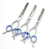 Dog Grooming Scissors 6.5" Japan Stainless Curved Thinning Scissors Bend Down Chunker Shears Pet Grooming Scissors Dropshipping