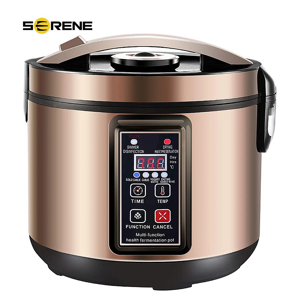 

MLGB 6L Black Garlic Fermenter, Kimchi machine,Sweet Rice Wine Maker Full Automatic,Natto Maker,Yogurt Pot, FCC UL Listed