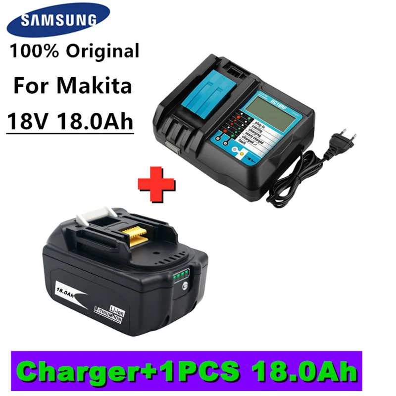 BL1860 Rechargeable Battery 18V 18000mAh Lithium ion for Makita