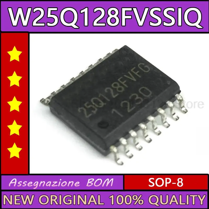 

10PCS W25Q128FVSSIQ W25Q128FVSQ 25Q128FVSSIQ 25Q128FVSQ 25Q128 sop-8 New original ic chip