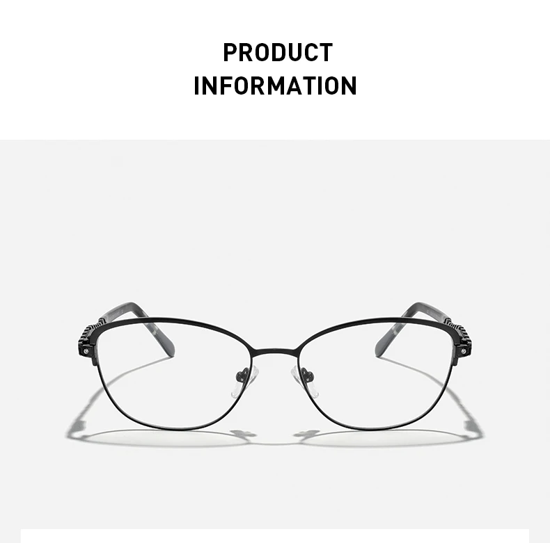 MERRYS DESIGN Frauen Klassische Retro Brille Rahmen Cat Eye Fashion Diamant Gläser Myopie Brillen S2419 – Detail 2