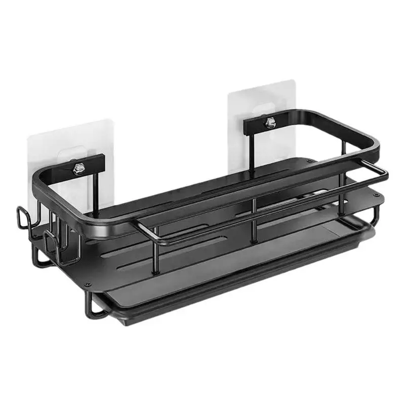 

Sink Storage Rack Sponge Holder Kitchen Drying Rack Wall Mount Dish Drainer Over The Sink Space Saver Brush Soap Holder With