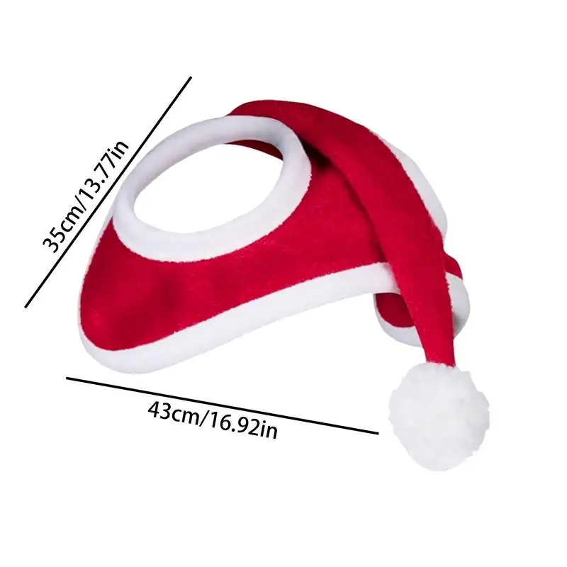 Christmas Horse Hats Headgear Hat Decorated With Pom-Poms Holiday Horse Costume Accessories For Christmas Party party hat
