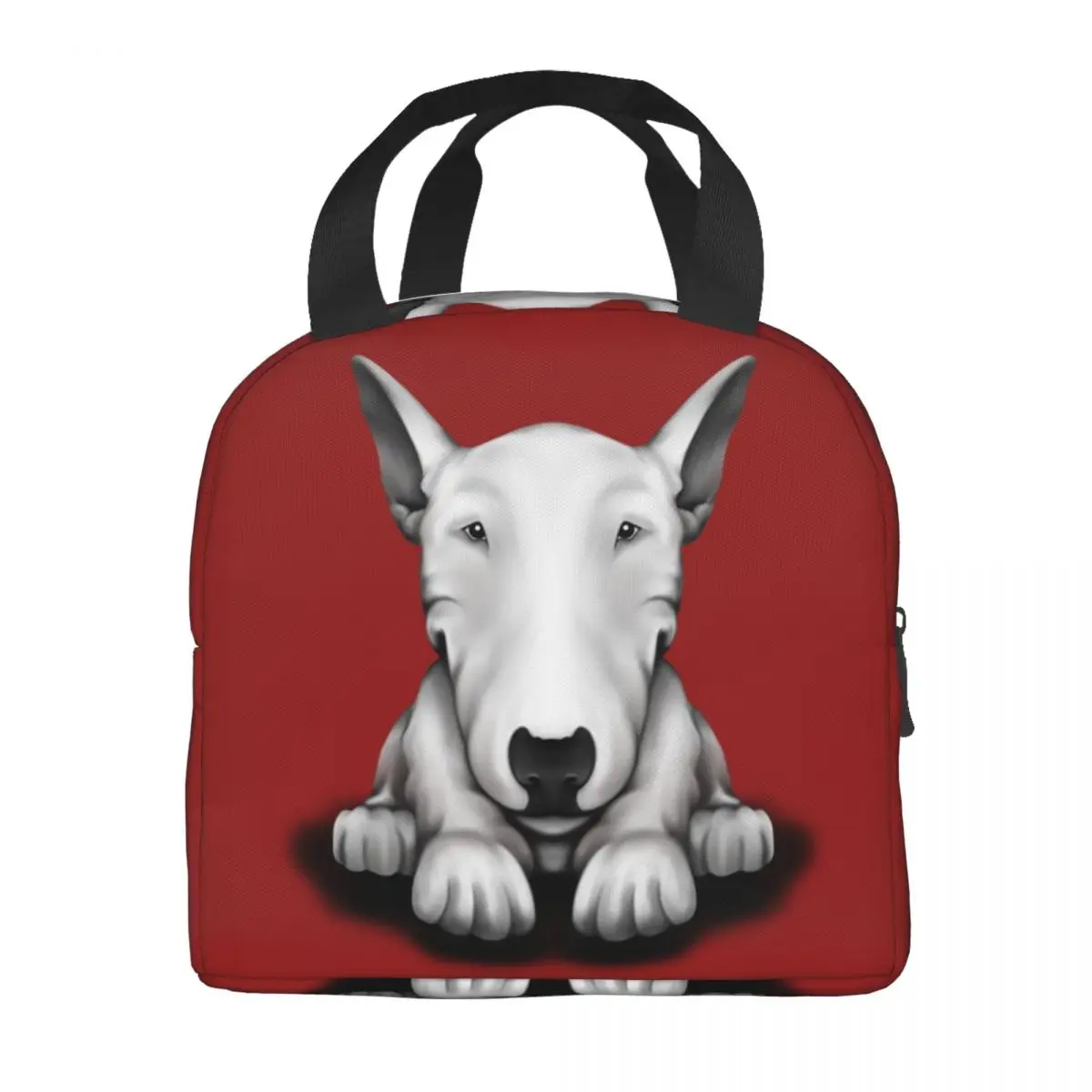 English Bull Terrier Thermal Insulated Lunch Bags Women Animal Pet Puppy Resuable Lunch Container Multifunction Food Box