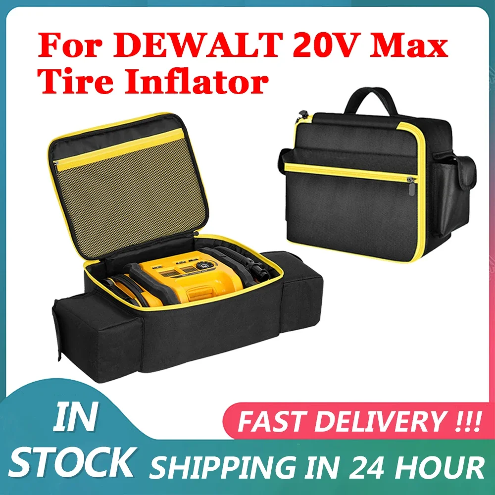 thumbnail image 2 of Air Compressor Case For DEWALT 20V MAX Tire Inflator DCC020IB - Waterproof Hard Shell Air Pump Storage Bag Compatible With Dewalt Tire Inflator Batte 2 of 14