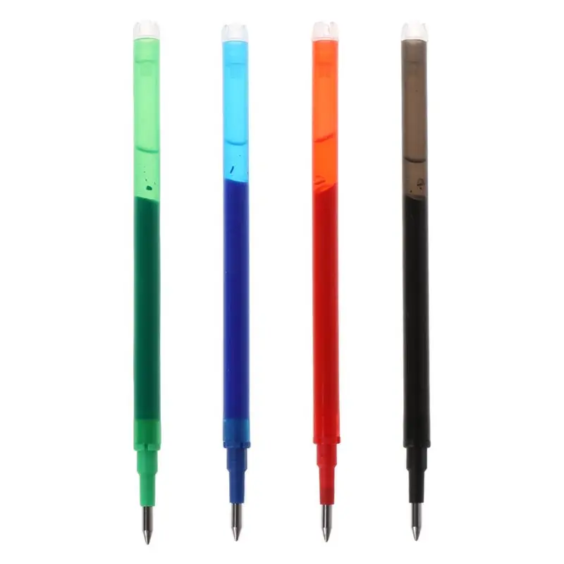 

5pcs Black Green Blue Red Ink Erasable Gel Pen Refills Rods Large Capacity Writi