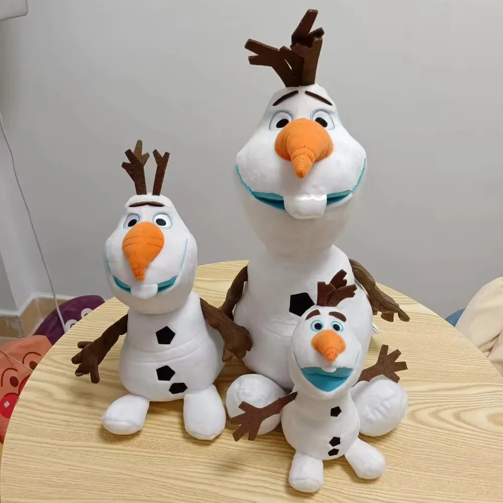 30cm/50cm Disney Frozen Olaf Plush Kawaii Snowman Toys Action Figure Model Soft Stuffed Anime's Doll Toys For Children's Gift 6