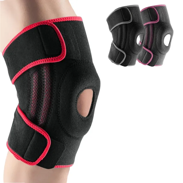 One piece Pressurized Silicone Anti Slip Knee Pads, Sports, Running, Fitness, Outdoor Cycling, Mountaineering, Spring Leg Pads 5