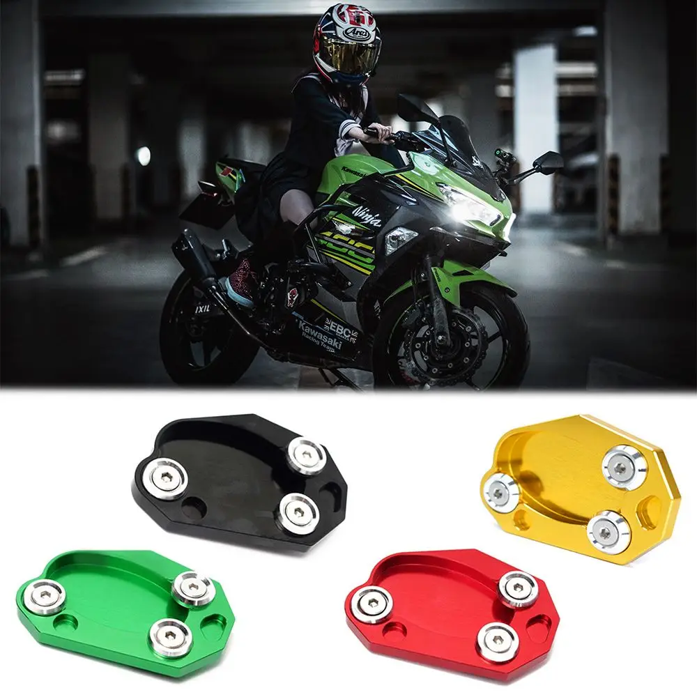 Extension Magnifying Pad Foot Extension Pad Big Foot Pad Side Kick Stand For Kawasaki Z1000 Z1000Sx Zx10R Zx6R Er6N/F