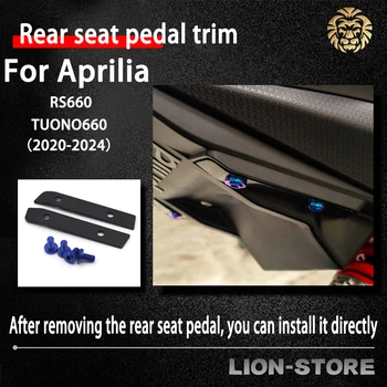 Per Aprilia RS660 RS 660 TUONO660 TUONO 660 2020 2021 2022 2023 2024 accessori moto sedile posteriore pedale trim