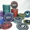 10PCS Ceramic Poker Chips 39mm Personalized Constellation Design Texas Hold'em Poker Chips 4