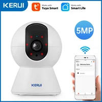 Caméra IP WiFi sans fil KERUI Mini 5MP pour intérieur, caméra de surveillance de sécurité domestique avec suivi automatique intelligent Tuya Onvif 1