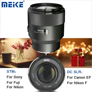 Meike 자동 초점 STM 풀 프레임 인물 렌즈, 소니 E, 니콘 Z, 후지 X, 캐논 SLR EF, 니콘 F 마운트 카메라 재고, 85mm F1.8