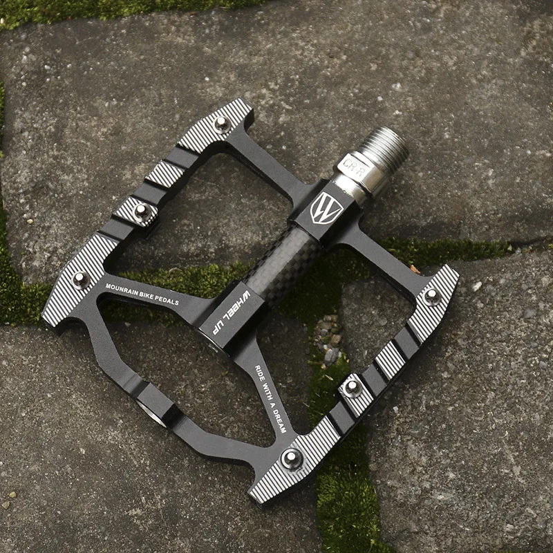 

Горные педали 9/16 дюйма, легкий алюминиевый сплав, 3 герметичных подшипника, Плоские Педали для дороги