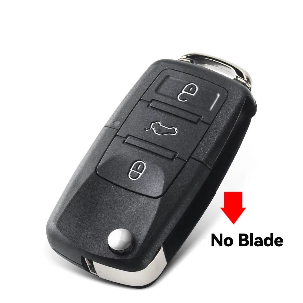 3-Button Car Key Shell Case