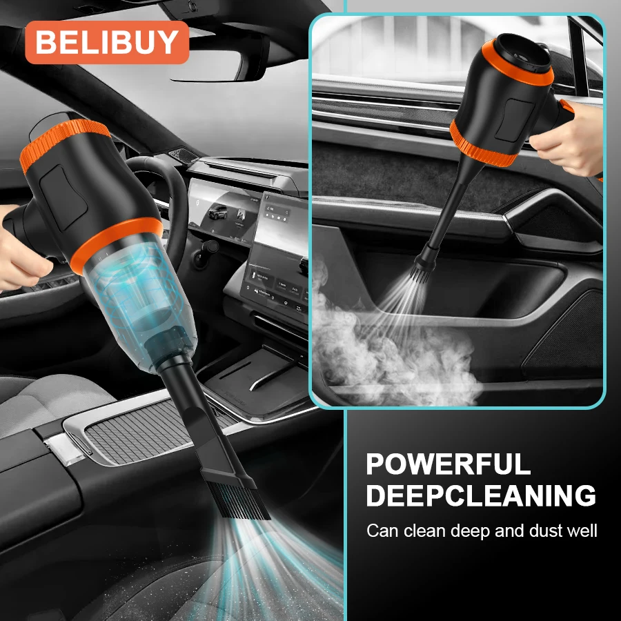 Powerful Wireless Handheld Car Vacuum Cleaner