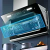 Range Hood Household Dual Motor Large Suction Kitchen Hood Side Suction Type Automatic Cleaning Cooking Cookers and Hoods Range 5