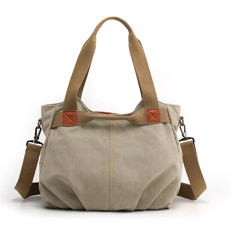 Borsa hobo da donna in tela di alta qualità - immagine 2