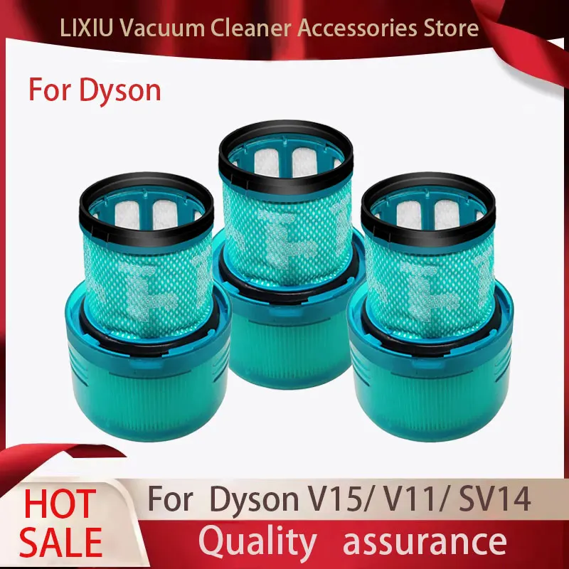 For Dyson V15 V11 SV14 Washable Filter Hepa Cordless Stick Vacuum Cleaner Spare Parts Hepa Post Filter clean Replacement Part dust cup spare part for jimmy jv83 cordless vacuum cleaner