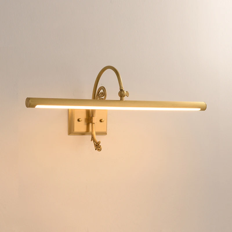 French style dressing lamp, brass texture LED lighting, apply to DIning Room, Bedroom, Corridor, Aisles, Stair Shops etc