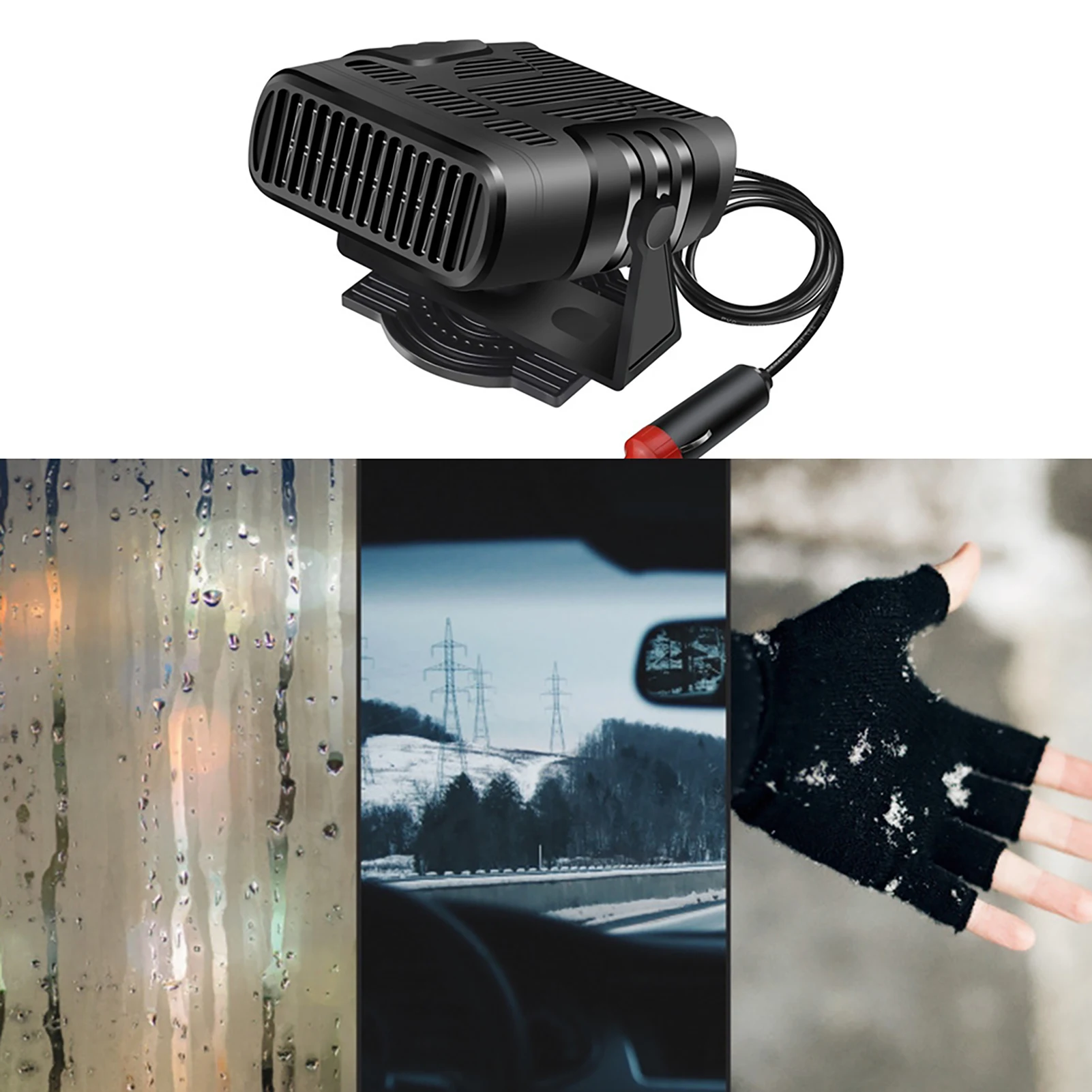 12V/24V bilvarmer som plugger rask stabil oppvarming med baklim for buss, bil, bobil, lastebil og tilhenger_voghion.com