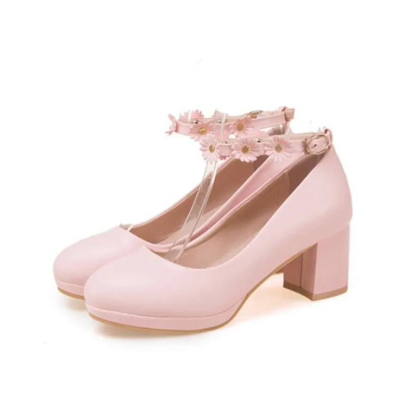 Size30-43 الفتيات فستان أحذية عالية الكعب النساء ح...