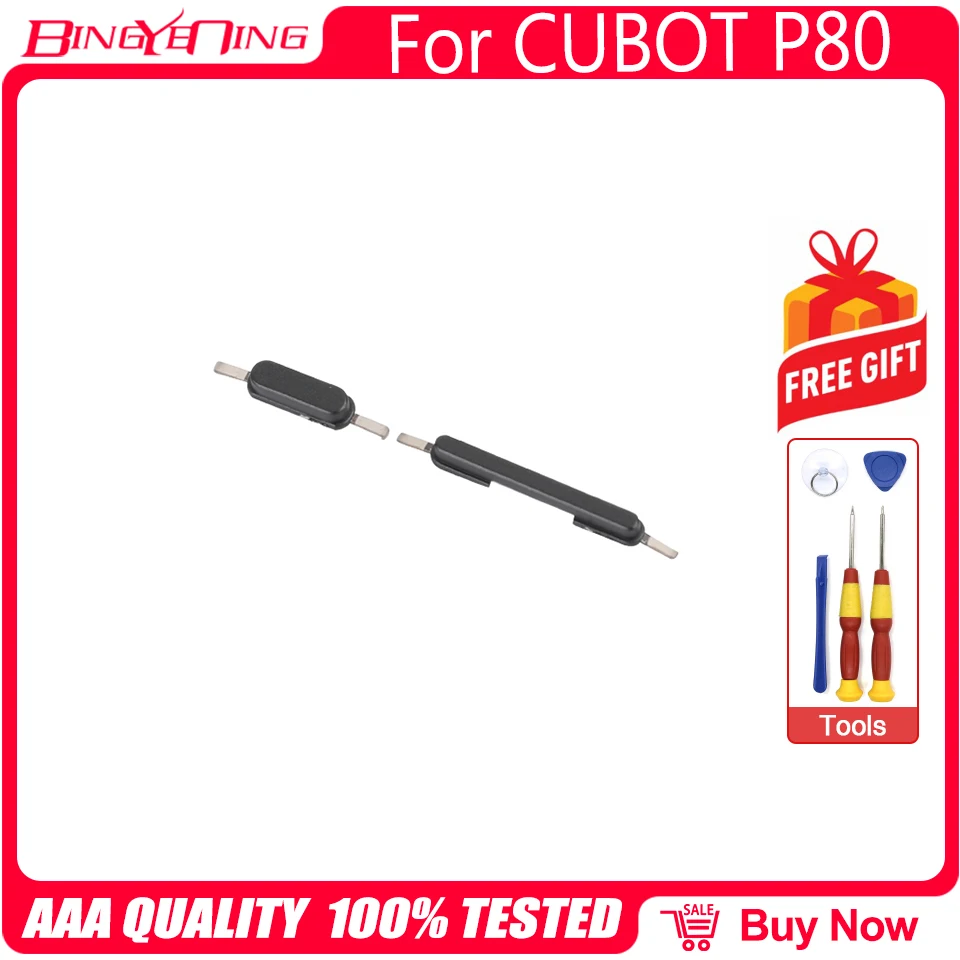 New Original For Cubot P80 Power Button And Volume Button For Cubot POCKET Side Repair Accessories Parts
