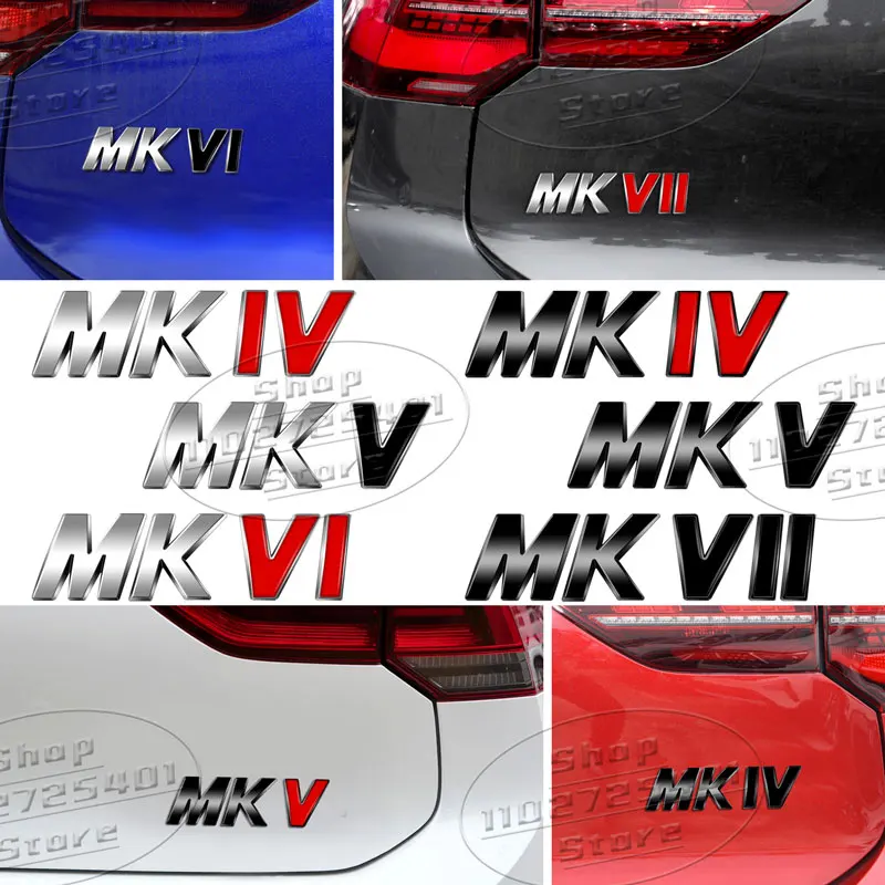 3D Metal Car Decor Emblem Trunk Fender Decal