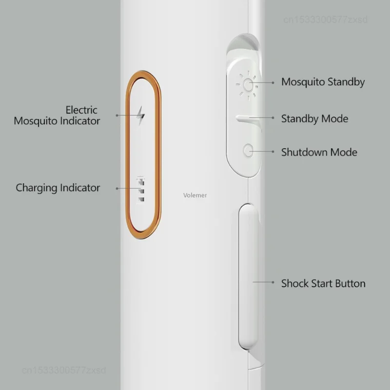 Xiaomi Qualitell Electric Mosquito Swatter Rechargeable Convenient Handheld Wall-mount 2 in 1 Insect Fly Killing Dispeller electric mosquito swatter