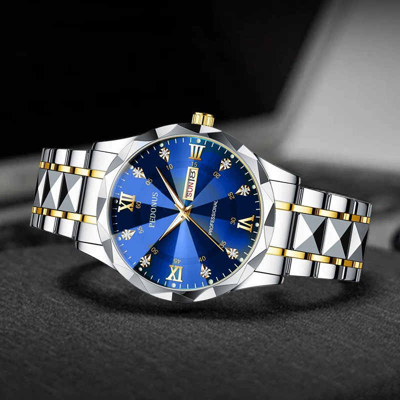 Men's Luxury Waterproof Quartz Watch Date Calendar Fashion Business